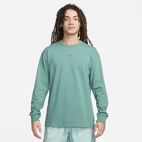 Green Long Sleeve Shirts. Nike